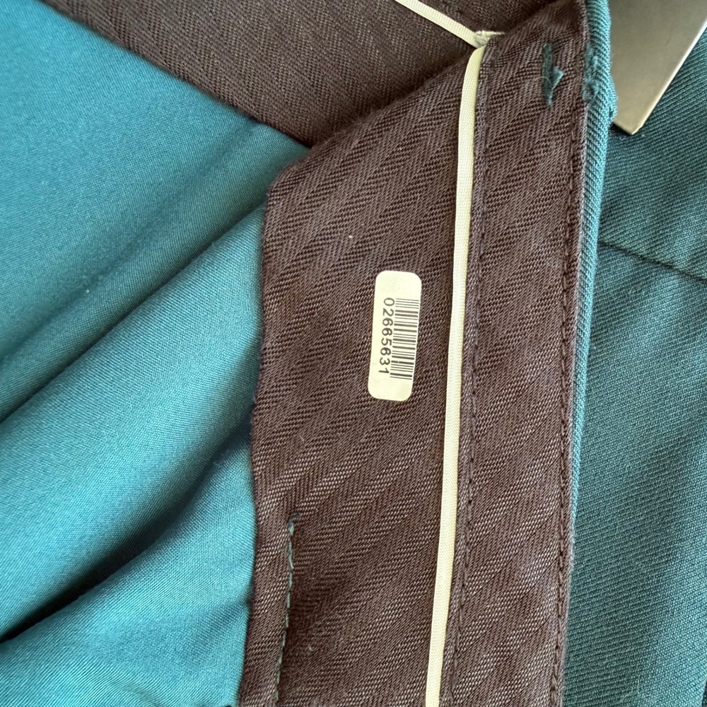 Ann Taylor Petite Wool Blend Ankle Pants Teal Career Office 2P Work - Picture 8 of 11